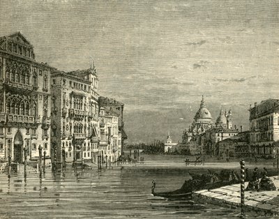 大運河、ヴェネツィア、1890年。 作： Unbekannt