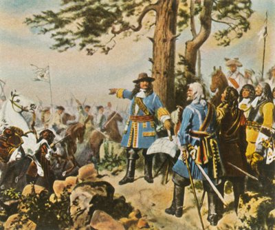 1675年6月28日、1936年のフェールベリンの戦いの前の大選挙区の司令官。 作： Unbekannt