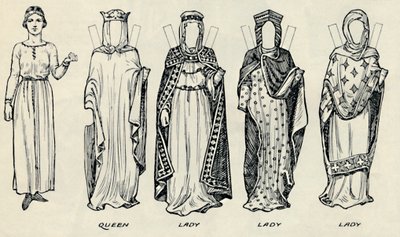 イギリスの偉大な衣装のギャラリー：ノーマンタイムズで着用されたさまざまなドレス、c1934 作： Unbekannt