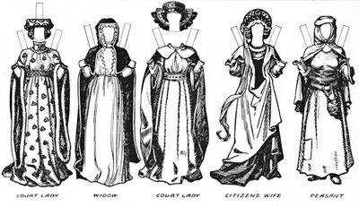 歴史的衣装の偉大なギャラリー：ヘンリー4世の服を着た人々の治世、c1934 作： Unbekannt