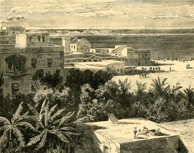 アレクサンドリアのグレートハーバー、1890年。 作： Unbekannt