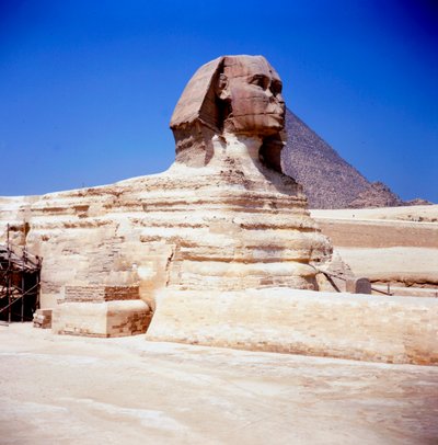 ギザの大スフィンクス、古代エジプト、紀元前2550年 作： Unbekannt