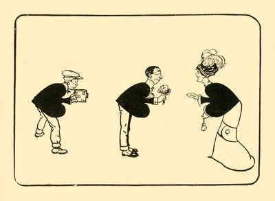 3つのスペードの挨拶、1910年。 作： Unbekannt