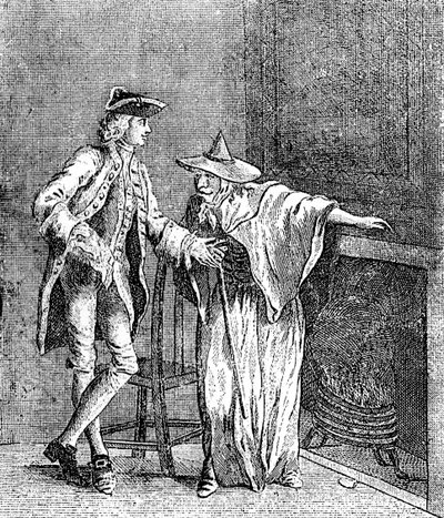 イギリスの監察官と会話したジプシー、c1753 作： Unbekannt