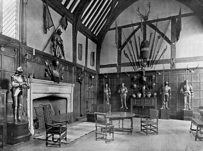 オックウェルズマナーのホール、バークシャー、1905 作： Unbekannt