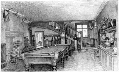シルバーベックのホール、c1880-1882 作： Unbekannt