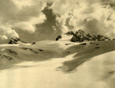 Hallstätter氷河、ダッハシュタイン山脈、上部オーストリア、c1935。 作： Unbekannt