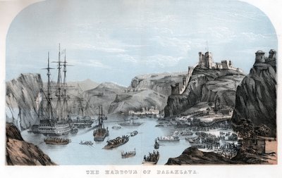 バラクラの港、クリミア戦争、c1854 c1860 作： Unbekannt