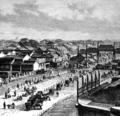ハイストリート、北京、c1890 作： Unbekannt