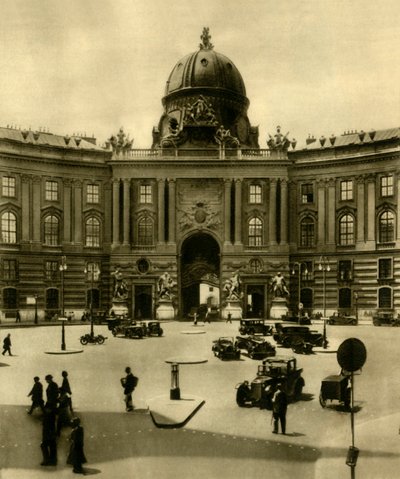 ホーフブルク、ウィーン、オーストリア、c1935。 作： Unbekannt