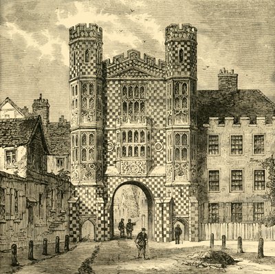 ホルバインゲートウェイ、ホワイトホール、1881年。 作： Unbekannt