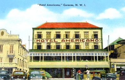 ホテルアメリカーノ、キュラソー、オランダ領アンティル、c1900年代 作： Unbekannt