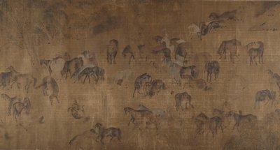 百匹の馬。 作： Unbekannt