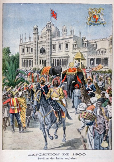 1900年の万国博覧会、パリ、1900年のインドのパビリオン 作： Unbekannt