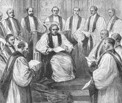 ベンソン博士のカンタベリー大司教としての設置、1903年3月22日、1901年。 作： Unbekannt