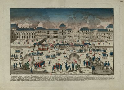 1792 年 8 月 10 日の暴動、1792 年。 作： Unbekannt