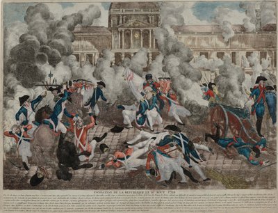 1792 年 8 月 10 日の暴動、1792 年。 作： Unbekannt