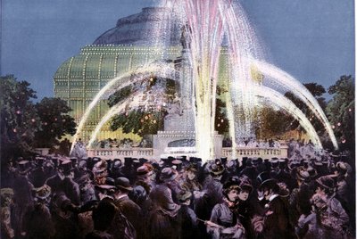 国際発明展、ケンジントン、ロンドン、1885年8月 作： Unbekannt