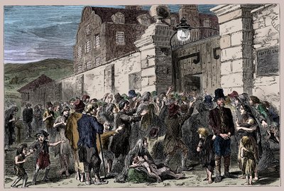 アイルランドの飢饉、1845-1849、1900 作： Unbekannt