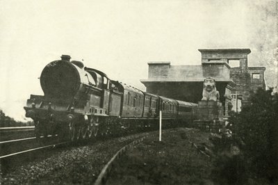 メナイ橋を出るアイルランドの郵便、c1930。 作： Unbekannt