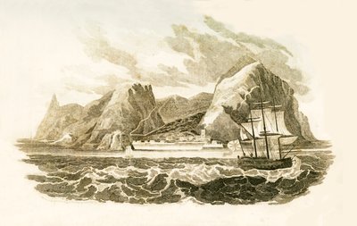セントヘレナ島、1816年。 作： Unbekannt