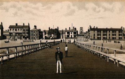桟橋、c1880。 作： Unbekannt