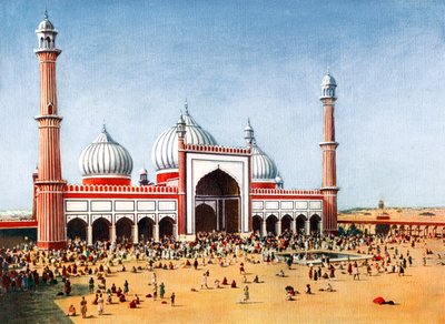 Jumma Musjid、インド、デリー、20世紀初頭 作： Unbekannt
