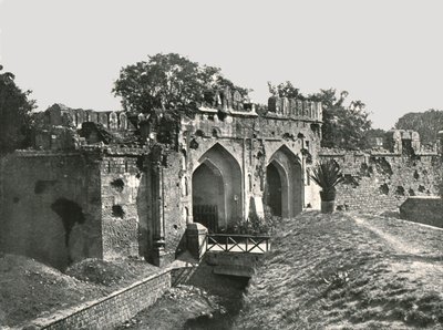 カシミール門、インド、デリー、1895年。 作： Unbekannt