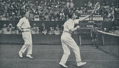 ローンテニスプレーヤーとしての王、1926年、1937年。 作： Unbekannt