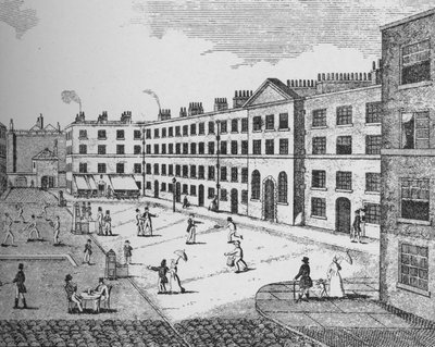 1823年、1827年、1912年に登場したキングスベンチ刑務所 作： Unbekannt