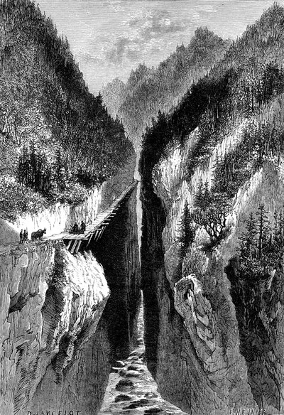 ランザンキアンホッグス渓谷、c1890 作： Unbekannt