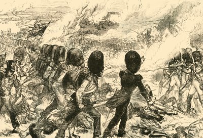 ウォータールーの最後の突撃、1815年、1890年。 作： Unbekannt