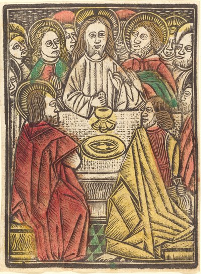 最後の晩餐、c。 1480年。 作： Unbekannt