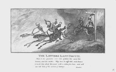 The Lawyers Last Circuit。、c1800 作： Unbekannt