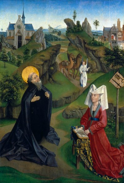 聖アントニーの伝説、c1450 作： Unbekannt