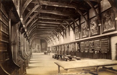 図書館、ダラム大聖堂、1893年。 作： Unbekannt