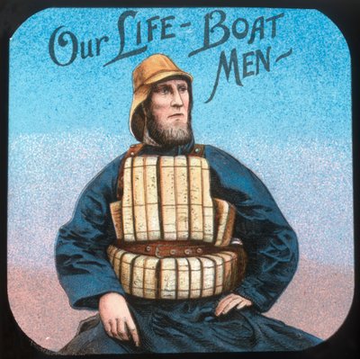 救命ボートの男性、c1900。 作： Unbekannt
