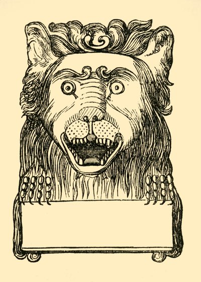 ライオンズヘッド、ボタンズ、1881年。 作： Unbekannt