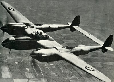 ロッキードライトニング、1941年。 作： Unbekannt