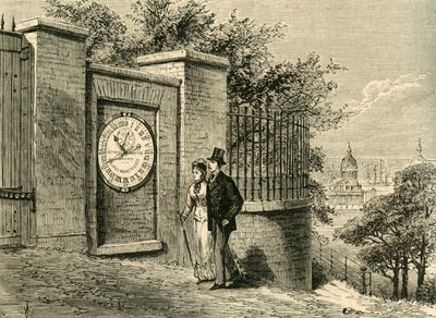 磁気時計、グリニッジ天文台、c1840、c1878。 作： Unbekannt