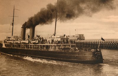 メールスチーマーアントワープ市、c1928 作： Unbekannt