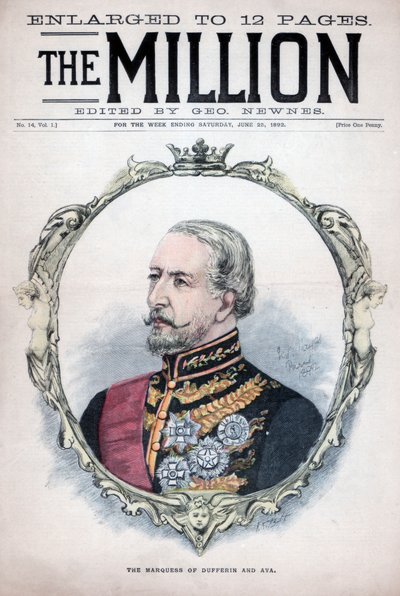 ダッフェリンとアヴァの侯爵、1892年 作： Unbekannt