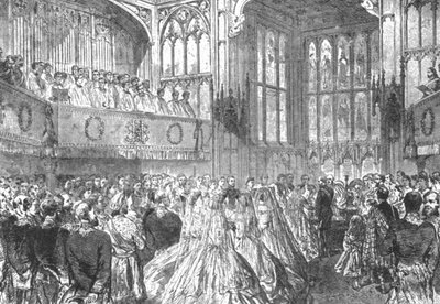 ヘレナ王女とシュレスヴィヒホルシュタイン州のクリスチャン王子との結婚... 1866年、1901年。 作： Unbekannt