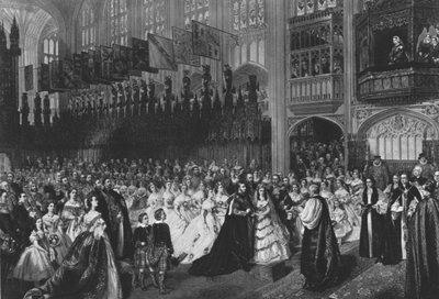 1863年3月10日、デンマークのアレクサンドラ王女とプリンスオブウェールズの結婚、1901年。 作： Unbekannt