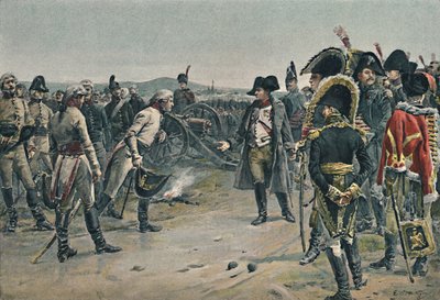 ナポレオンとマックの会合、1805年、1896年。 作： ポール・エミール・ブティニー