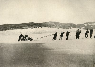 船返還後のソフトスノーの自動車、1908年、1909年。 作： Unbekannt