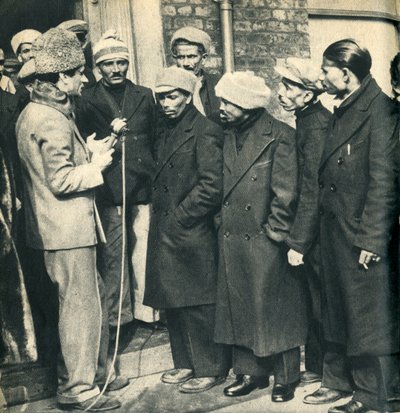ここの海軍。アルトマークからのイギリスの船員のコサック救助、1942 作： Unbekannt