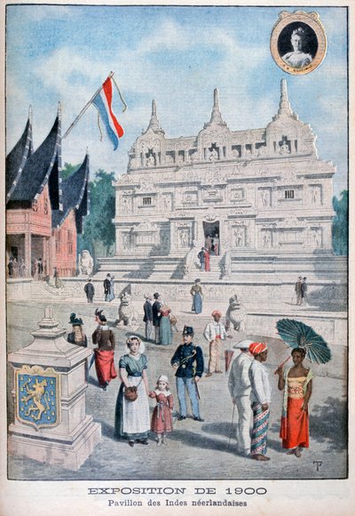 1900年の万国博覧会、パリ、1900年にオランダのインディーズパビリオン 作： Unbekannt