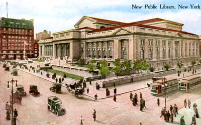新しい公共図書館、ニューヨーク、アメリカ、1910 作： Unbekannt
