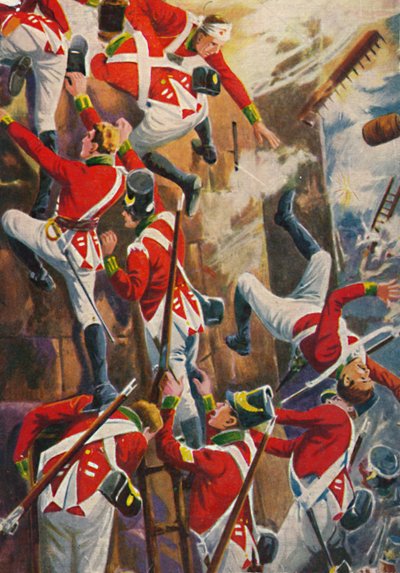 ノーサンバーランドFusiliers。 1939年、サンビンセントの城壁を襲撃 作： Unbekannt